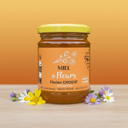 Miel de fleurs - Avec fleurs